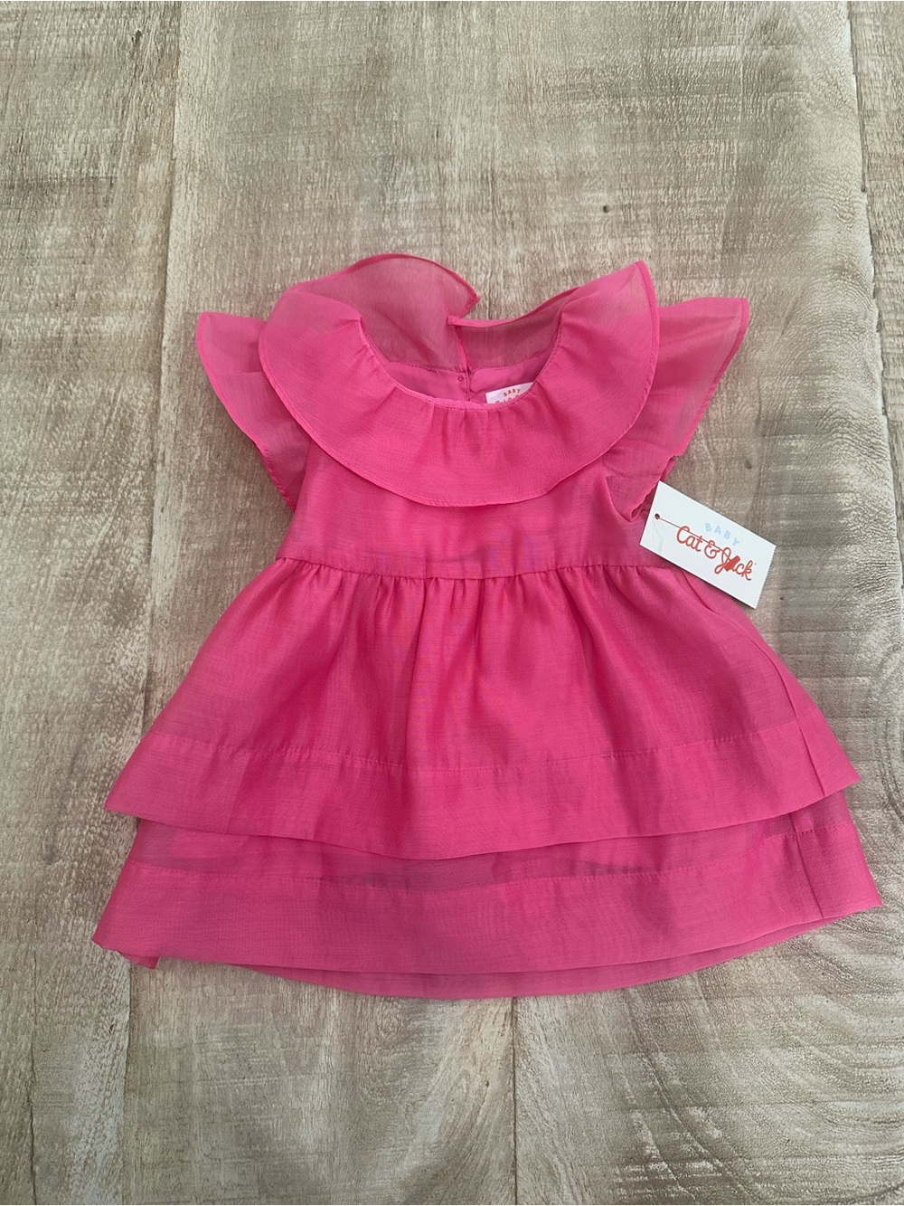 Cat & Jack Baby Girl Dress with Diaper Cover | Size 3–6M | NWT